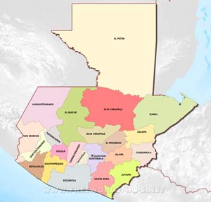 Guatemala departments