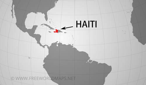 Haiti location map