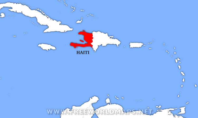 Haiti location map