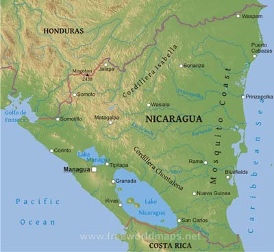 Nicaragua geography