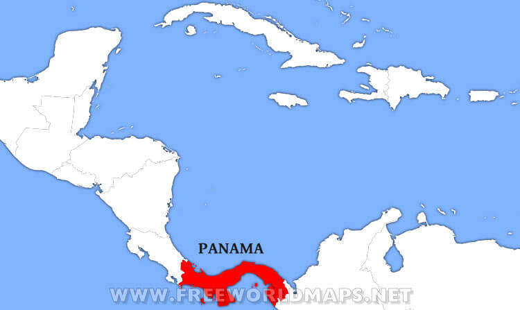 Panama location map