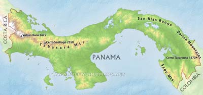 Panama mountains