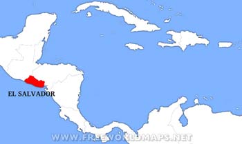 Salvador location map