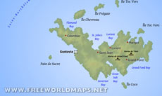 Saint Barthélemy map