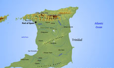 Trinidad and Tobago map
