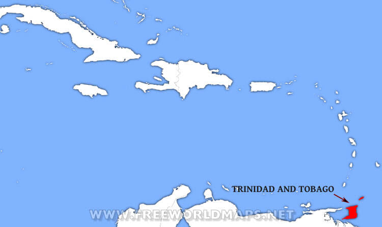 Trinidad and Tobago location map