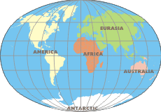 5 continents