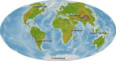 Map of the 7 second summits