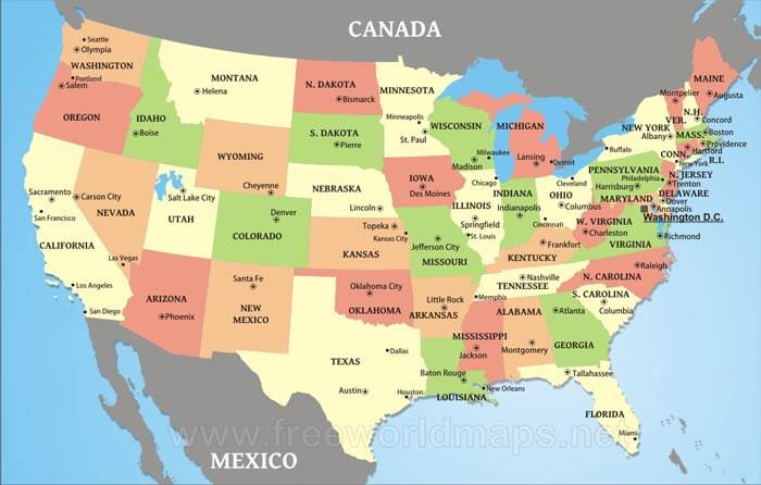 United States map download