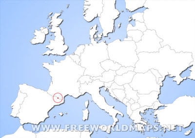 Andorra location map