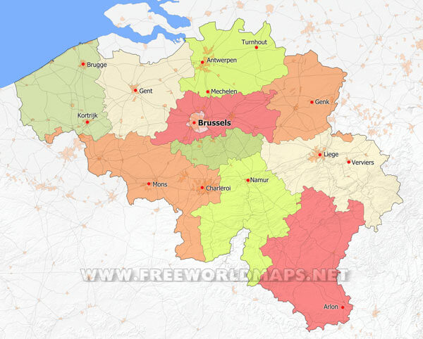Belgium cities