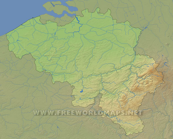 Belgium HD map Belgium HD map