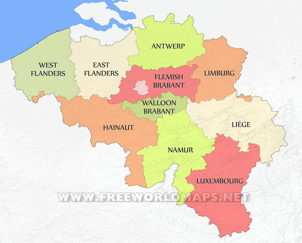 Belgium provinces