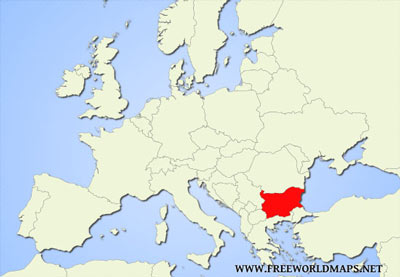 Bulgaria location map