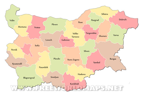 Bulgaria provinces