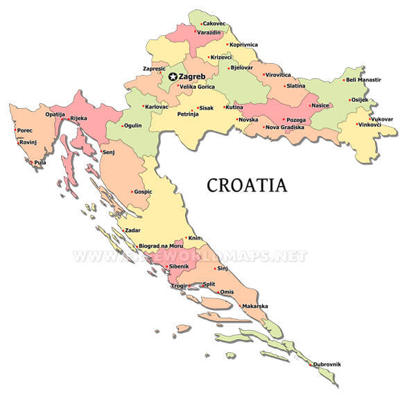 Croatia cities Croatia cities