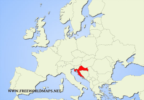 Croatia location map Croatia location map