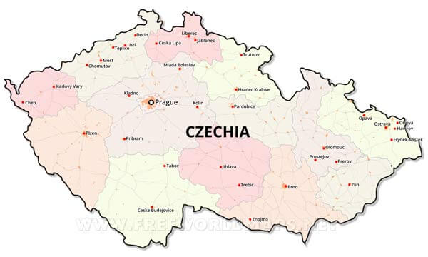 Czechia cities