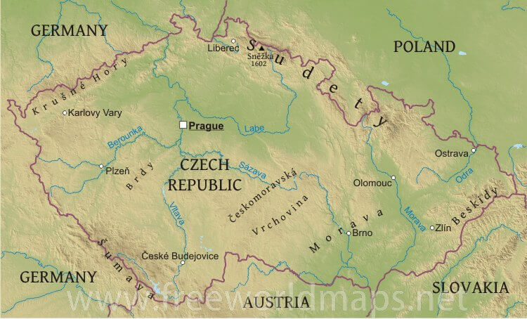 Czechia geography
