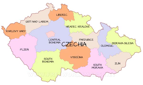 Czechia regions