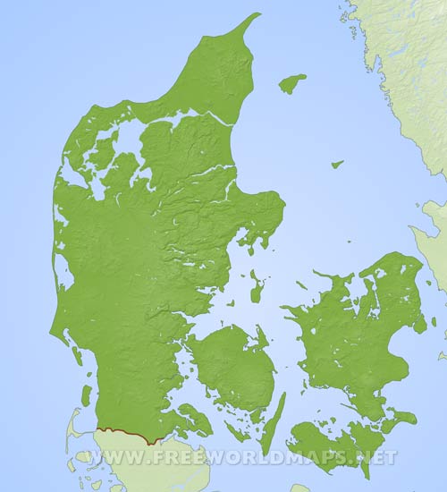 Denmark HD map Denmark HD map