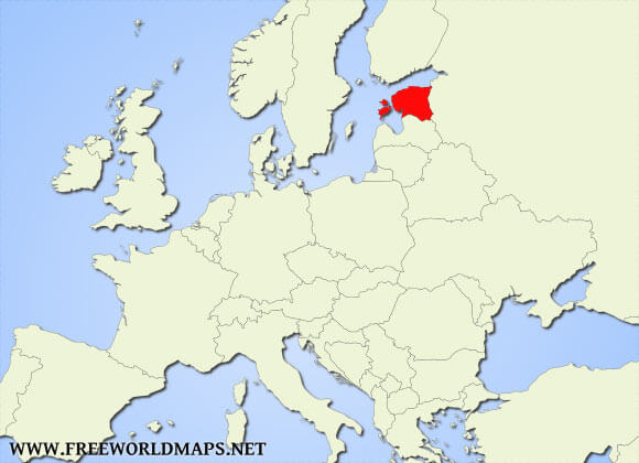 Estonia location map