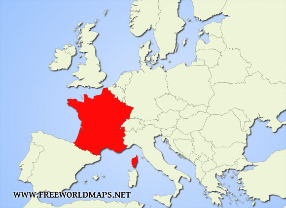 France location map