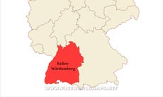 Baden Württemberg location map