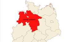Lower Saxony location map Lower Saxony location map