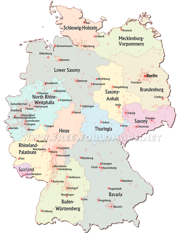 Germany Political Map