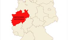 North Rhine Westphalia location map North Rhine Westphalia location map