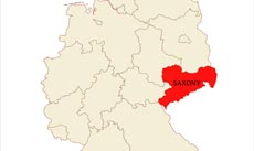 Saxony location map Saxony location map