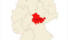 Thuringia location map Thuringia location map