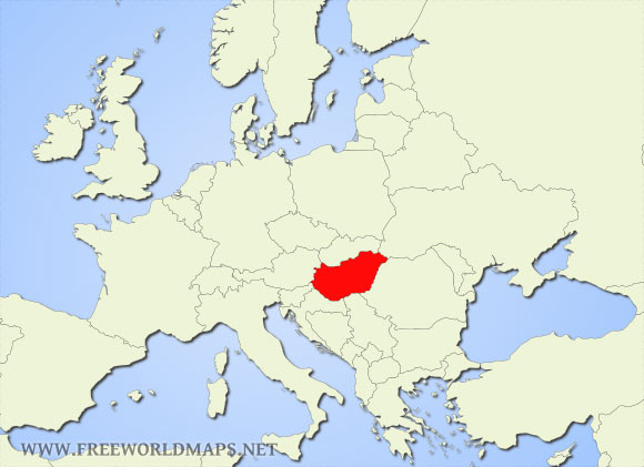 Hungary location map Hungary location map