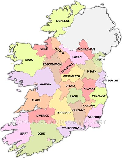 Ireland counties