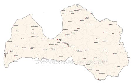 Latvia cities
