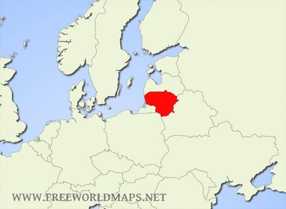 Lithuania location map