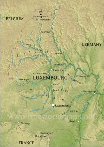 Luxembourg geography Luxembourg geography