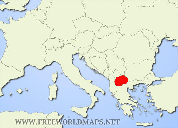 Macedonia location map