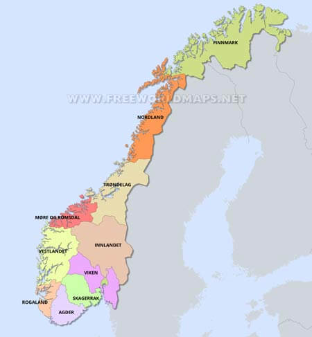 Norway counties redefined after 2020 Norway counties redefined after 2020