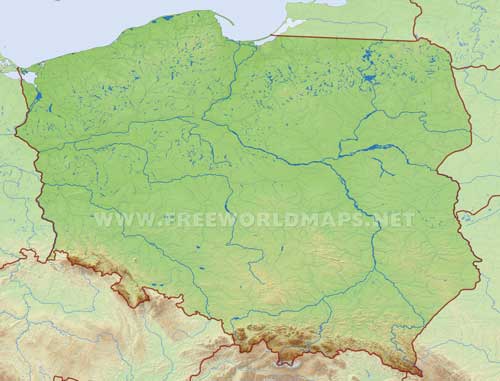 Poland HD map Poland HD map
