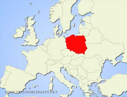 Poland location map