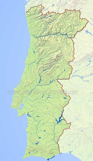 Portugal HD map Portugal HD map