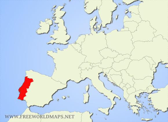 Portugal location map Portugal location map