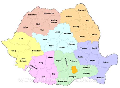 Romania counties