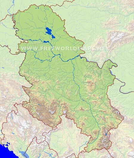 Serbia HD map