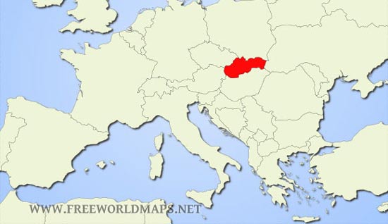 Slovakia location map