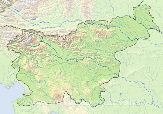 Slovenia HD map