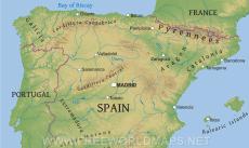 Spain map
