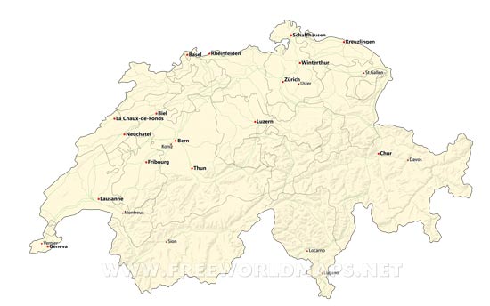 Switzerland cities